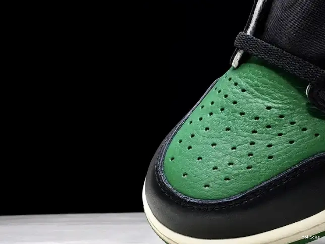 Cheap TBK 1 OG Air High Jordan Sail-Black Green 555088-302 Pine NRG 0507
